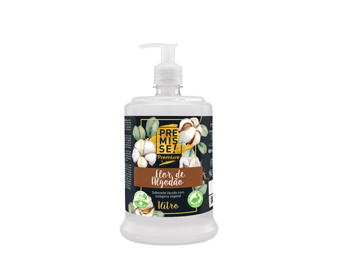 Sabonete Líquido Pump Flor de Algodão 1L Premisse